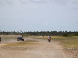 Der Rückweg auf dem Moped