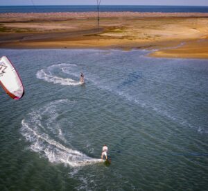 Ilha do Guajiru Kitesurfen
