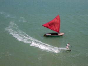 Ilha do Guajiru Kitesurfen