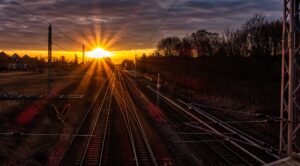 Sonnenaufgang: Auf dem Weg zum Bäcker
