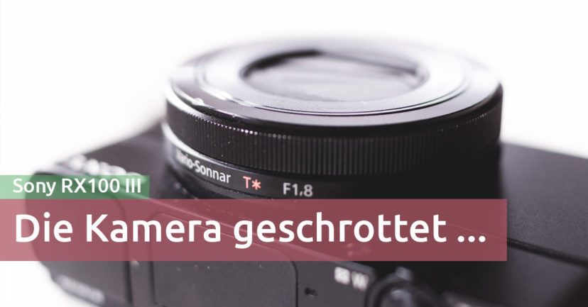 Scheiße, ich habe die Kamera geschrottet! Scheiße, ich habe die Kamera geschrottet!