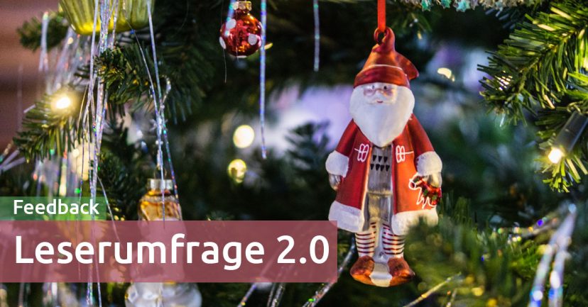 Leserumfrage 2.0 – Ich wünsche mir dein Feedback Leserumfrage 2.0 – Ich wünsche mir dein Feedback