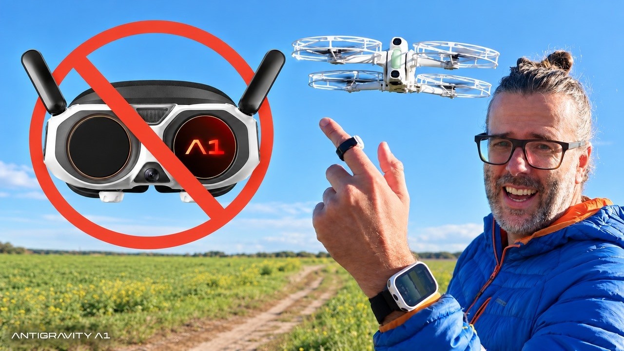 Endlich! Keine Brille, kein Spotter: Antigravity A1 Follow-Me-Bundle