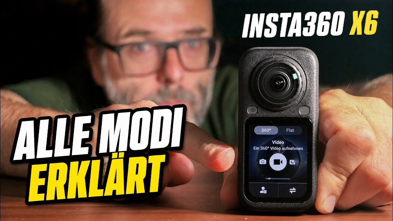 Insta360 X6: Alle Aufnahmemodi erklärt – von 360° Foto bis InstaFrame