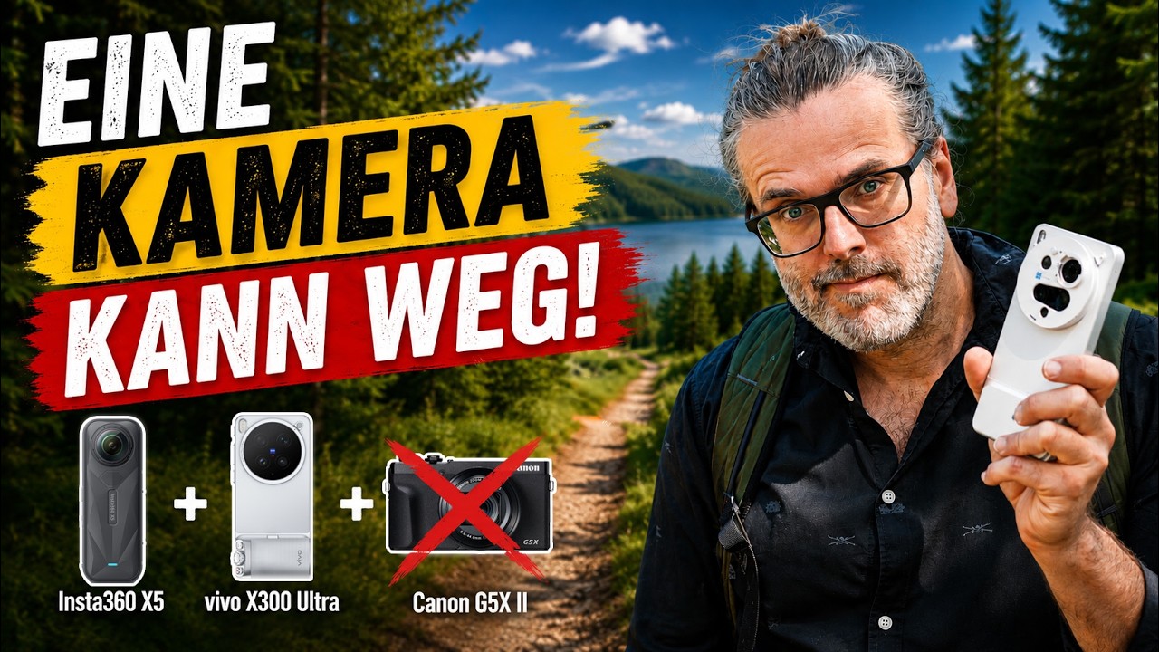 60 km mit Insta360 X5, Kompaktkamera und Smartphone – welche brauche ich wirklich?