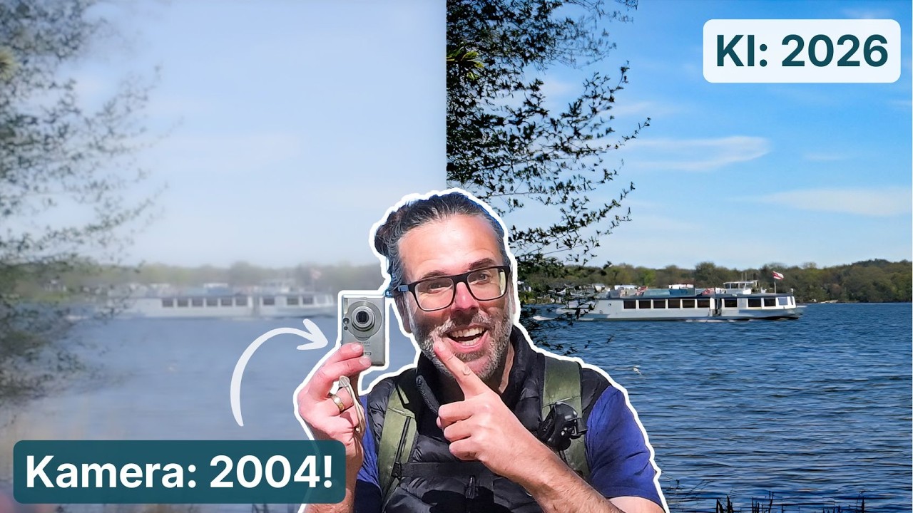 Canon Ixus 40 (2004!) unterwegs – kann Aiarty Fotos & Videos retten?