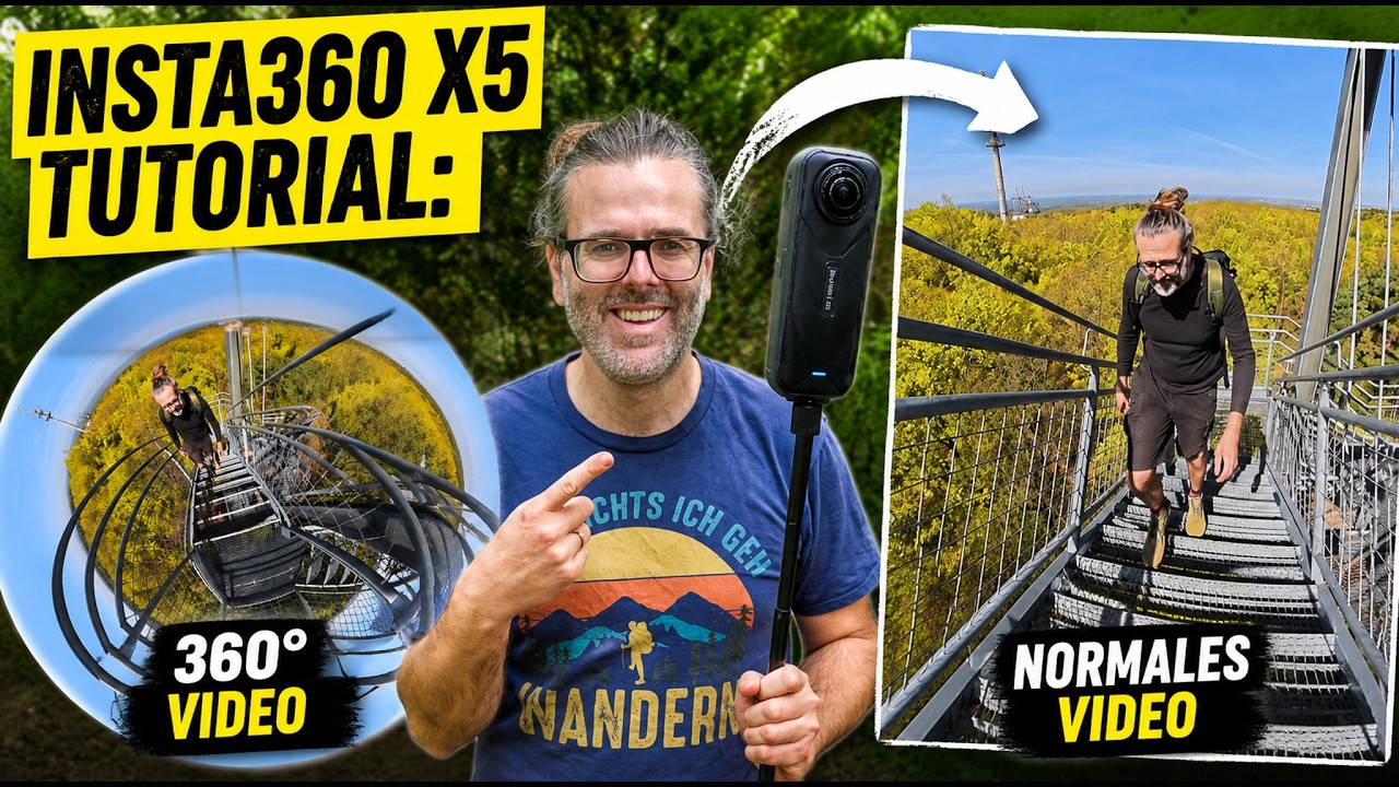 Insta360 X5 Tutorial: So wird aus 360° ein normales Video